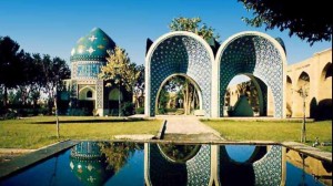 Tomb of mystic Persian poet Attar, Neishabour, Iran