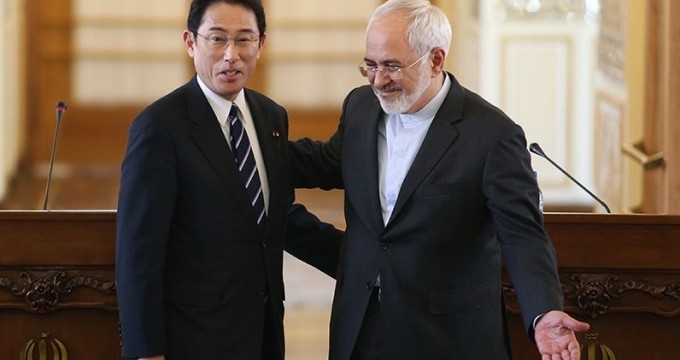 Zarif & Fumio Kishida